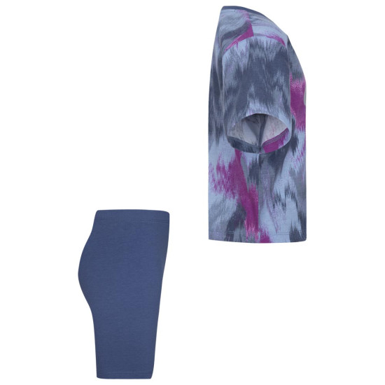 Nike Παιδικό σετ Boxy Tee & Bike Shorts Set Nike Παιδικό σετ Boxy Tee & Bike Shorts Set